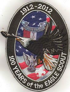 2012 Eagle Scout Centennial Jacket Emblem Brand New Item