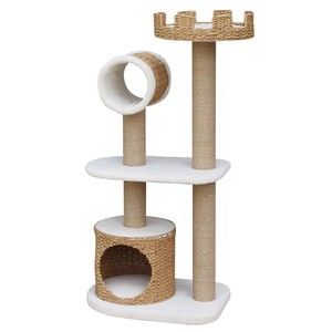 Pet PAL 50 Cat Tree with Tunnel and Crown Perch