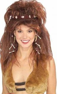 Ladies Rubies Cavewoman Costume Wig With Headband