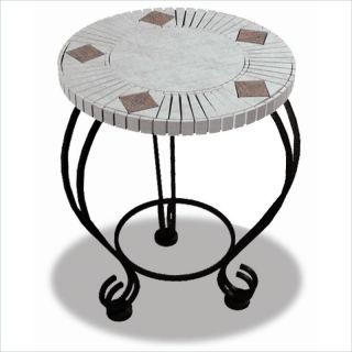 Beautiful mosaic design Heavy steel legs for support and stability