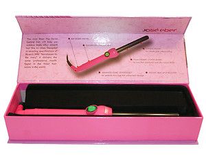 Jose Eber Ceramic Ionic Clipless Curling Iron Wand 19mm Pro Series Hot 