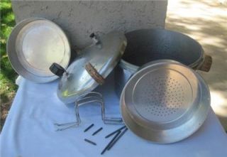 Vintage National 7 Pressure Cooker Canner Comes with Inserts USA Made 