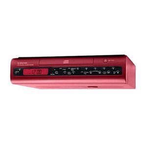   Under Kitchen Counter Cabinet CD Player Clock Radio w Remote