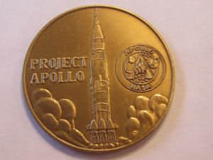 Project Apollo Medal Stafford Young Cernan 1969