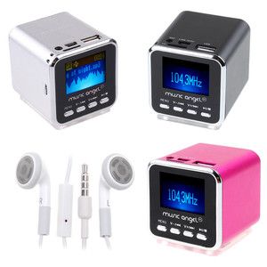 Portable Mini USB Speaker  Player FM Radio USB Disk Micro SD TF 