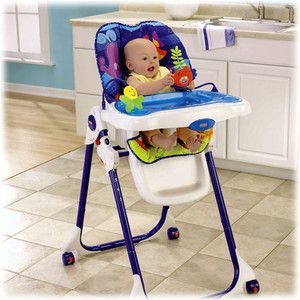 Fisher Price Ocean Wonders Healthy Care High Chair New