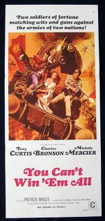 You Cant Win Em All 70 Charles Bronson Curtis Poster