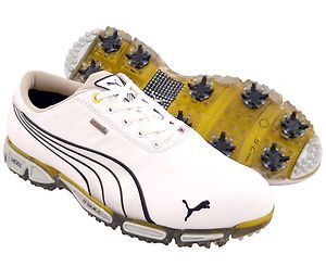 New Mens PUMA Cell Fusion 3 III PRO Golf Shoes White Silver Size 11 