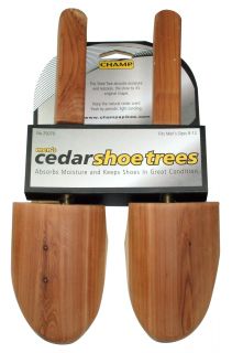 New Champ Golf   Cedar Shoe Trees (Mens 8 12) 036504750707 #75070