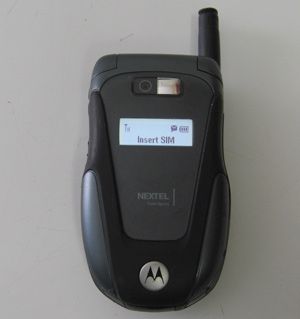 Motorola ic602 Buzz Sprint Nextel Hybrid Cell Phone Home Car Chargrs 