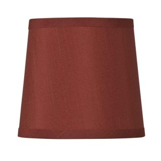 NEW Clip On Hardback Chandelier Shade, Chili Pepper Red Fabric with 