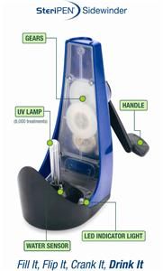 SteriPEN Sidewinder Hand Powered UV Water Purifier