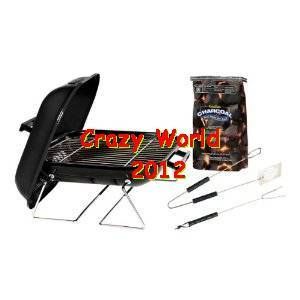 New Marsh Allen Grill It Kit Tabletop Charcoal Grill