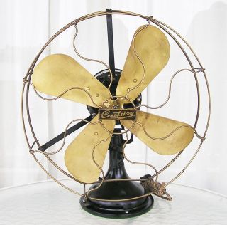 Antique Vintage RARE Century Skeletal Motor Electric Fan Frame S3 