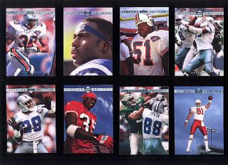 1995 UD Special Edition Lot 28 Marshall Faulk Jerry Rice Steve Young 
