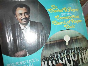 Dr Charles G Hayes Cosmopolitan Choir Jesus Can Work It Out 1980 Savoy 