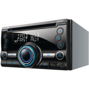 Clarion Cx201 Car Cd  Player 88 W Lcd Double Din 1 X Disc Cd r 