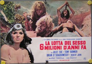 CB98 Creatures The World Forgot 10 RARE Orig Poster Italy