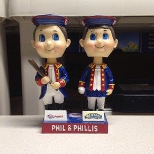Phil and Phillis Dual Bobblehead SGA Philadelphia Phillies