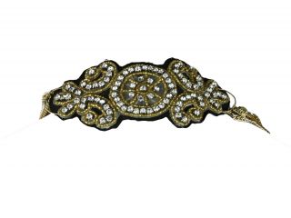 Designer Jewelry Gold Multi Strand Chain Link Embellished Necklace $ 