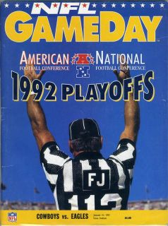 Gameday 1992 Play Offs Dallas Cowboys V Phildelphia Eagles 1993 Texas 