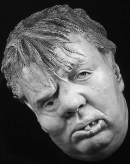 Hunchback Life Mask Charles Laughton Famous Monsters