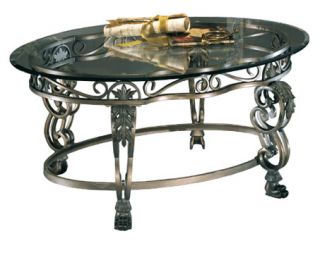 ashley furniture cedar springs oval cocktail table t400 0