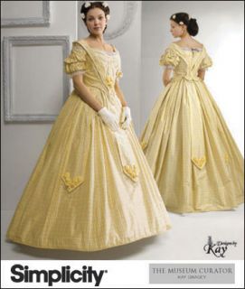 Sewing Pattern Womens Gone with The Wind Costume s 8 14
