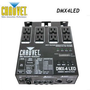 Chauvet Lighting DMX 4 LED 4 Channel DJ Dimmer Pack LED