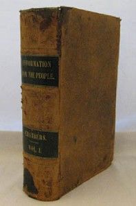 Antique Chambers Encyclopedia 1859 Phrenology Railways