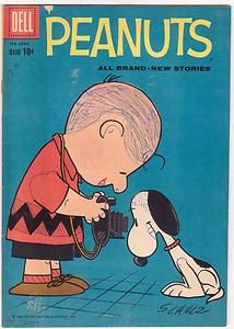 Peanuts 4 Dell 1960 Charlie Brown Snoopy Charles Schulz Lucy Linus Pig 