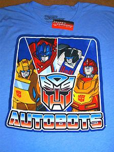 Transformers Autobot Shirt Mens Large Generation 1 Optimus Prime 