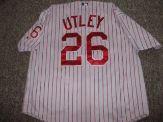 Chase Utley Philadelphia Phillies Majestic Authentic Collection Jersey 
