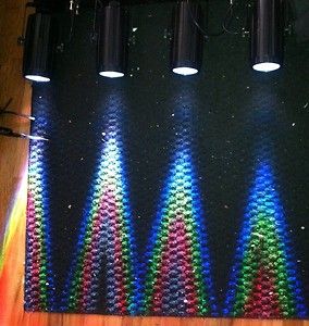 Chauvet 4Play Multicolor LED Light Bar 4 Play Moonflower DJ Band Stage 
