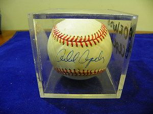 MLB Orlando Cepeda Autographed Baseball with Case E907