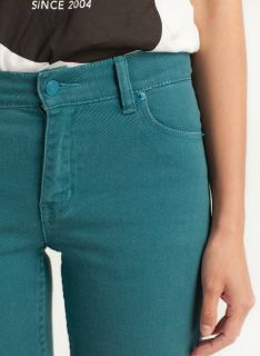 New Womens Cheap Monday Tight Denim Jeans in Petrol 24 26 28 30 34 36 