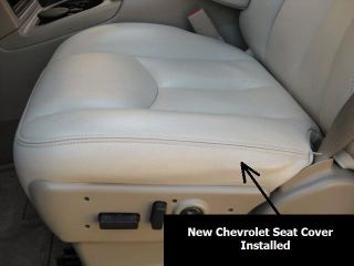 03 07 Chevy Silverado 1500HD 2500HD 3500 Lt Leather Driver Bottom Seat 