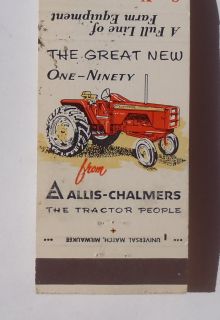   One Ninety Allis Chalmers Tractor Henkens Implement Chadron NE