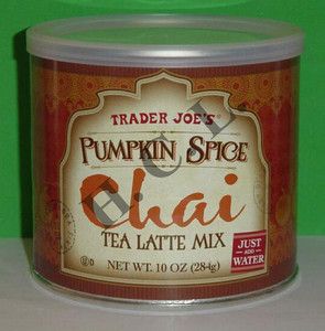   Joes Famous Pumpkin Spice Chai Latte Mix, 10 oz, For Limited Time