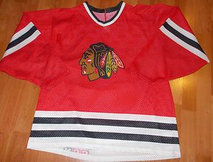 Vintage Chicago Blackhawks NHL Hockey Jersey Sz XL CCM