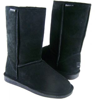 New in Box Womens Bearpaw Emma Black 10 Tall Snow Boots Shoes 610W 5 