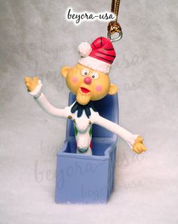 Charlie in the Box ornament from the Rankin/Bass movie Rudolph the 