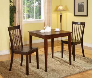 30 Square Cherry Finish Wood Dining Room Kitchen Table