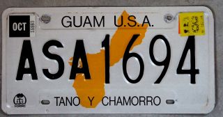 Guam U s A License Plate Tano Y Chamorro How Many People Live There 