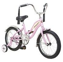   Pink Schwinn Retro Roadster Childrens Bike & Helmet NIB 