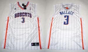 Charlotte Bobcats Gerald Wallace White Home Jersey XL