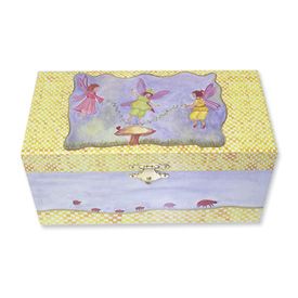 New Childs Stow Away Fairy Musical Jewelry Box Gift
