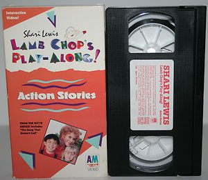 Shari Lewis Lamb Chops Play Along Action Stories VHS Video Kids Movie 