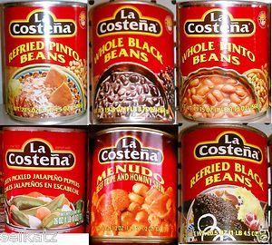 La Costena Beans Peppers Chilis 2 Pack from Mexico Many Choices Pick 