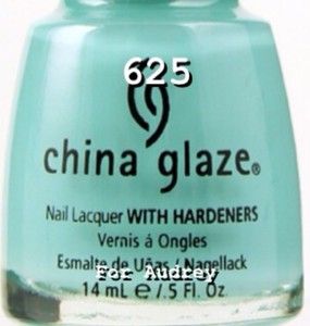 China Glaze for Audrey 625 Tiffany Creamy Blue